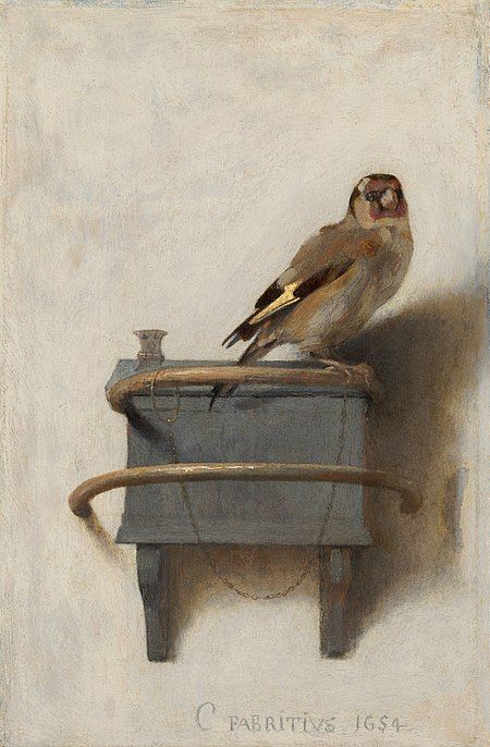 Carel Fabritius, "Het puttertje" (Foto: Wikipedia)